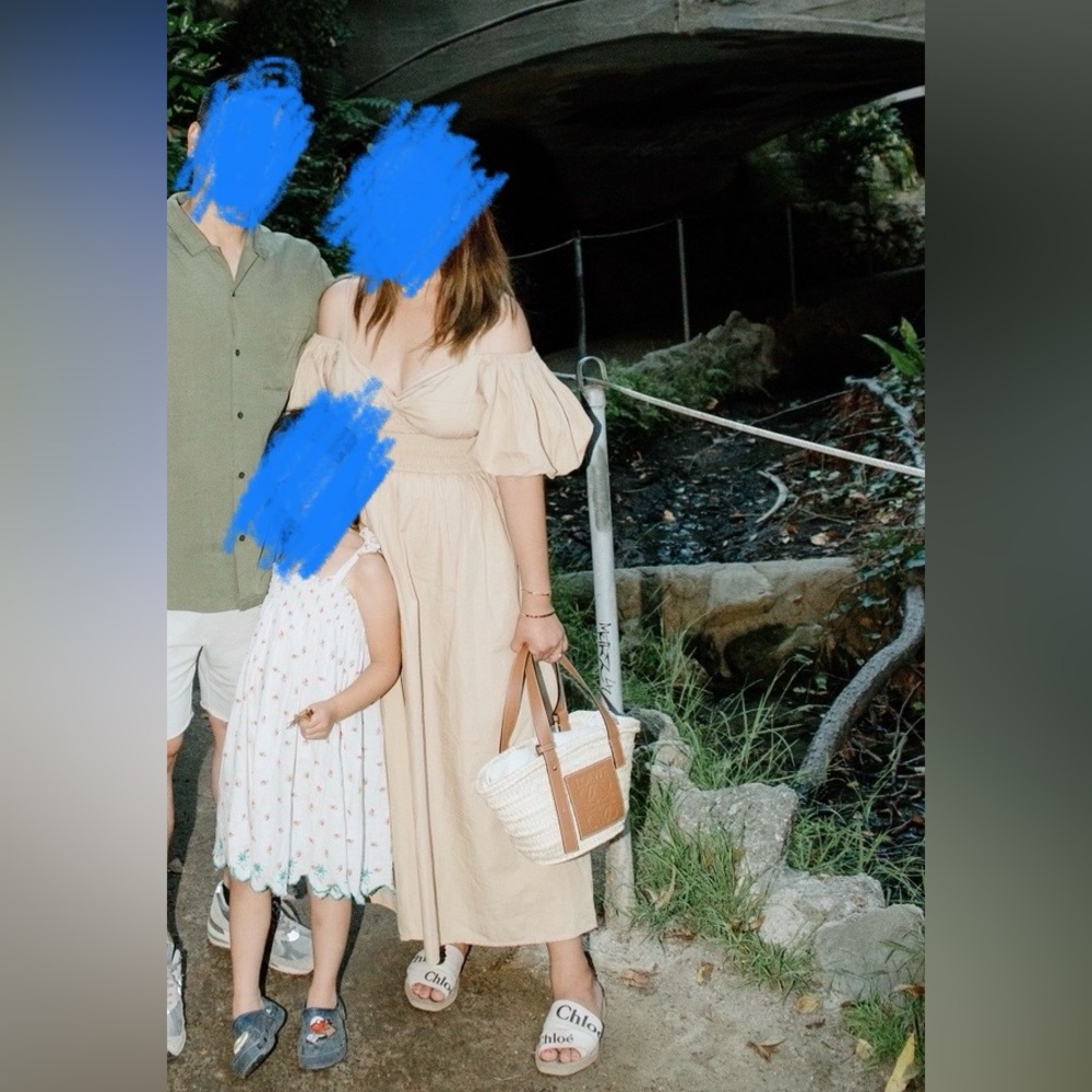 GAP Cream Maxi Dress